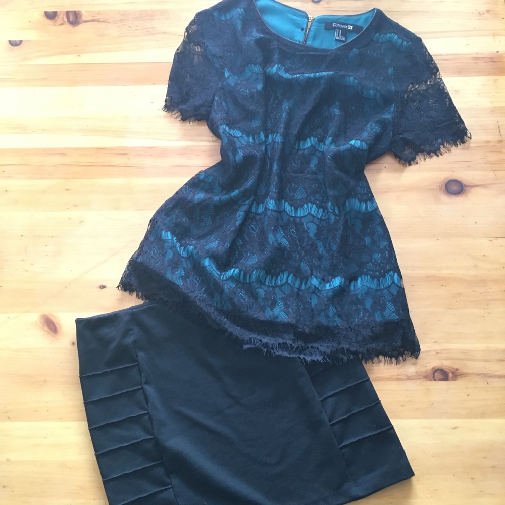 Forever 21 lace blouse